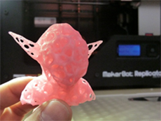3D print of Star Wars character (Yoda)